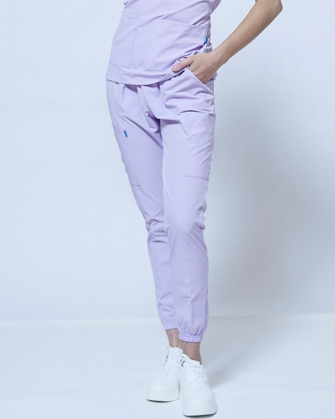 Pantalón lila mujer | stretch antifluidos