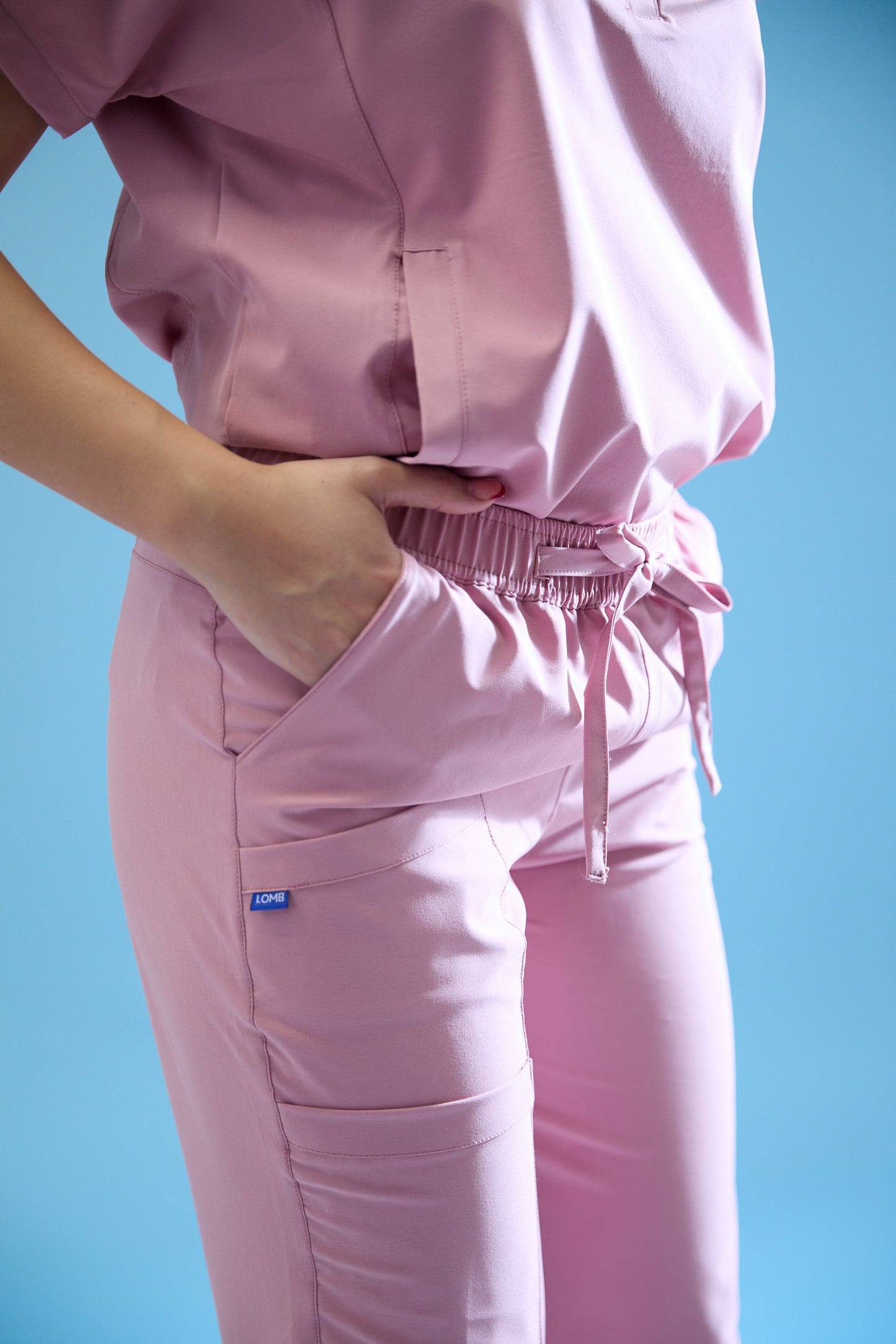 Uniforme corte recto - palo de rosa