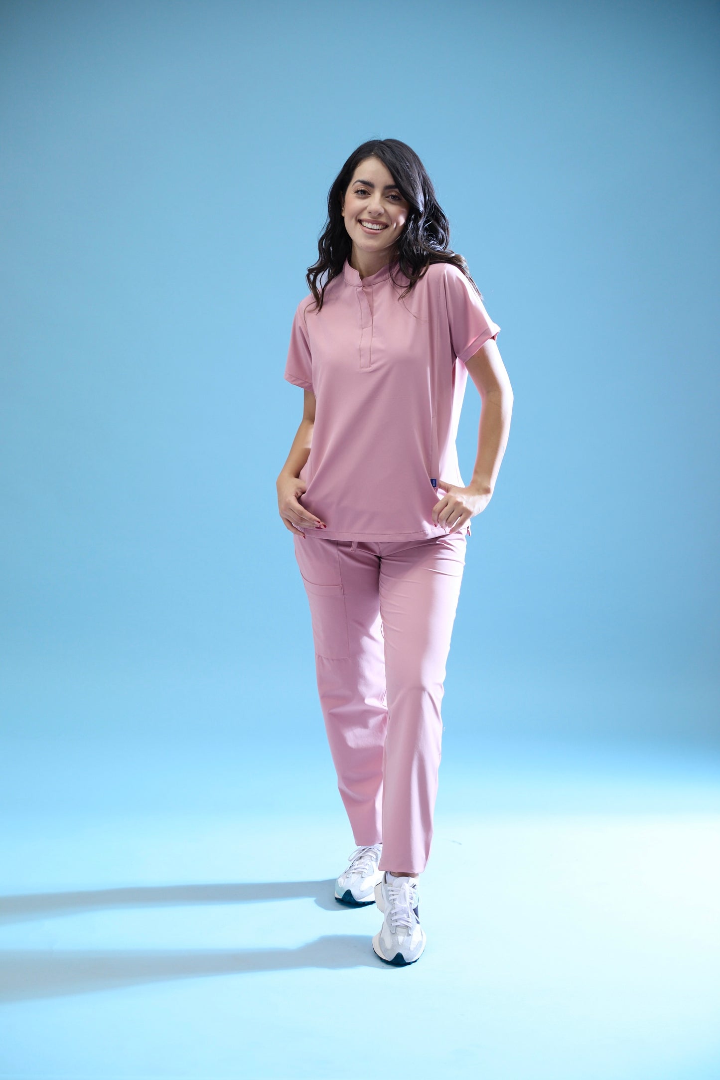 Uniforme corte recto - palo de rosa