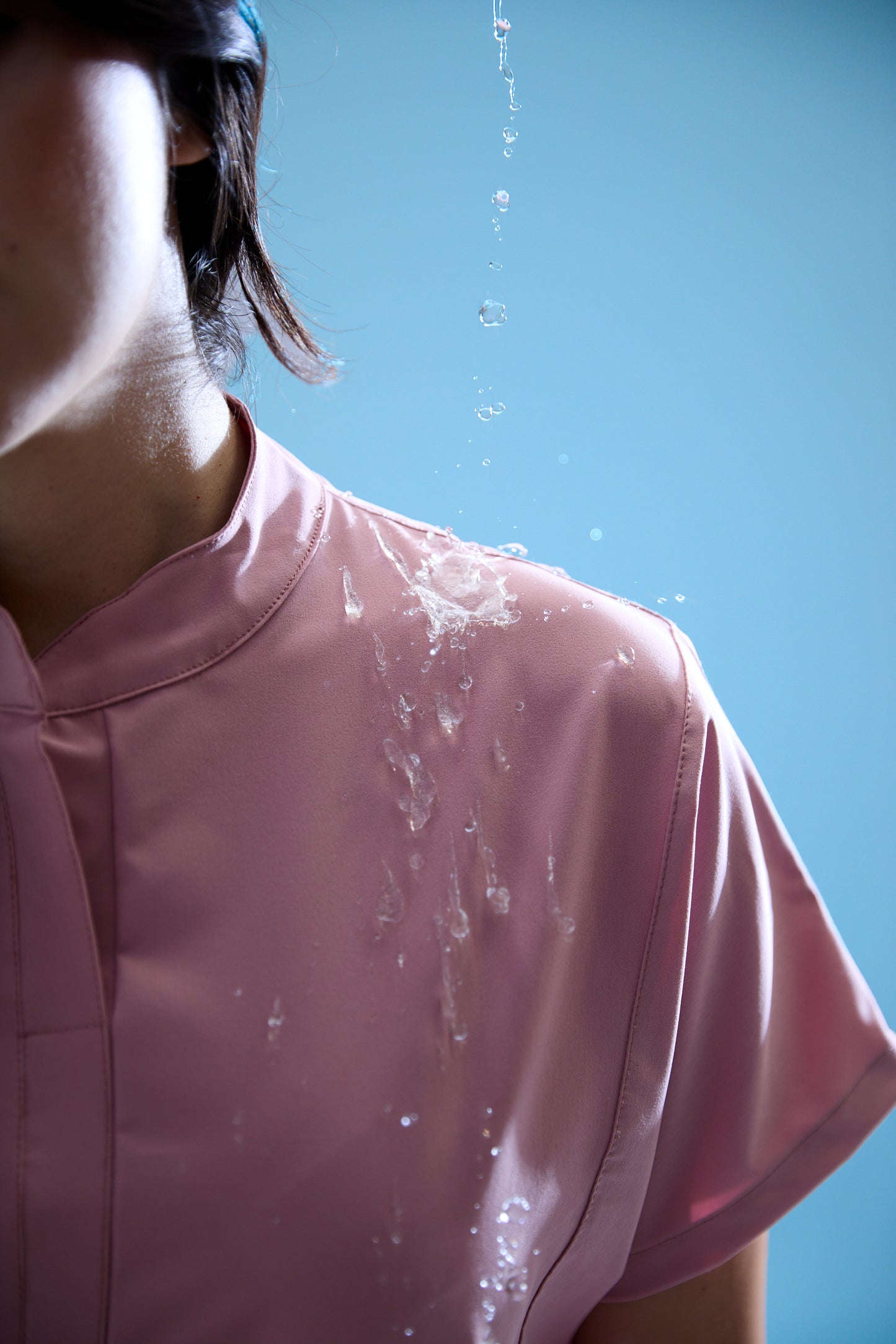 Uniforme corte recto - palo de rosa