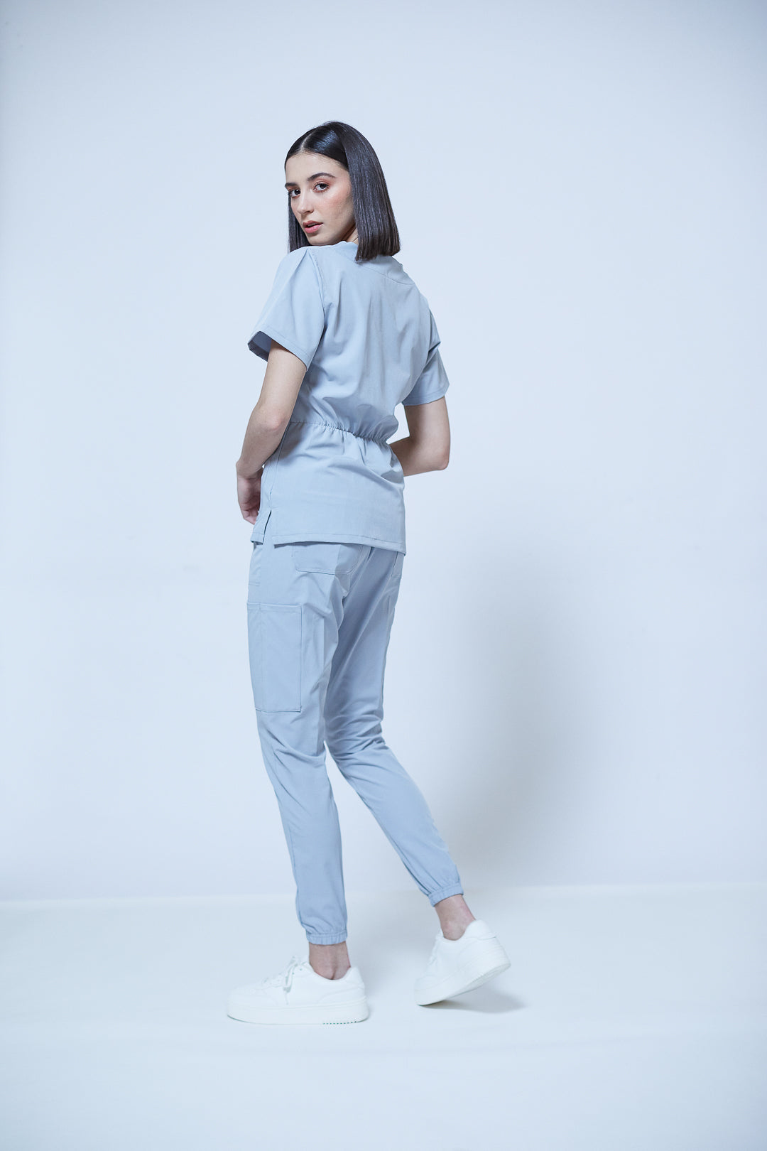 Traje quirúrgico gris | Stretch antifluidos