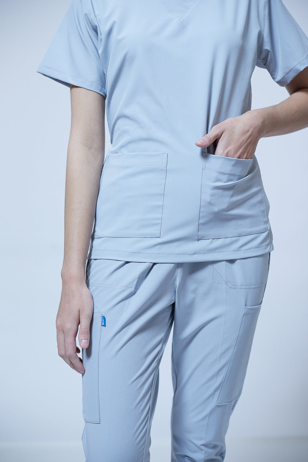Traje quirúrgico gris | Stretch antifluidos