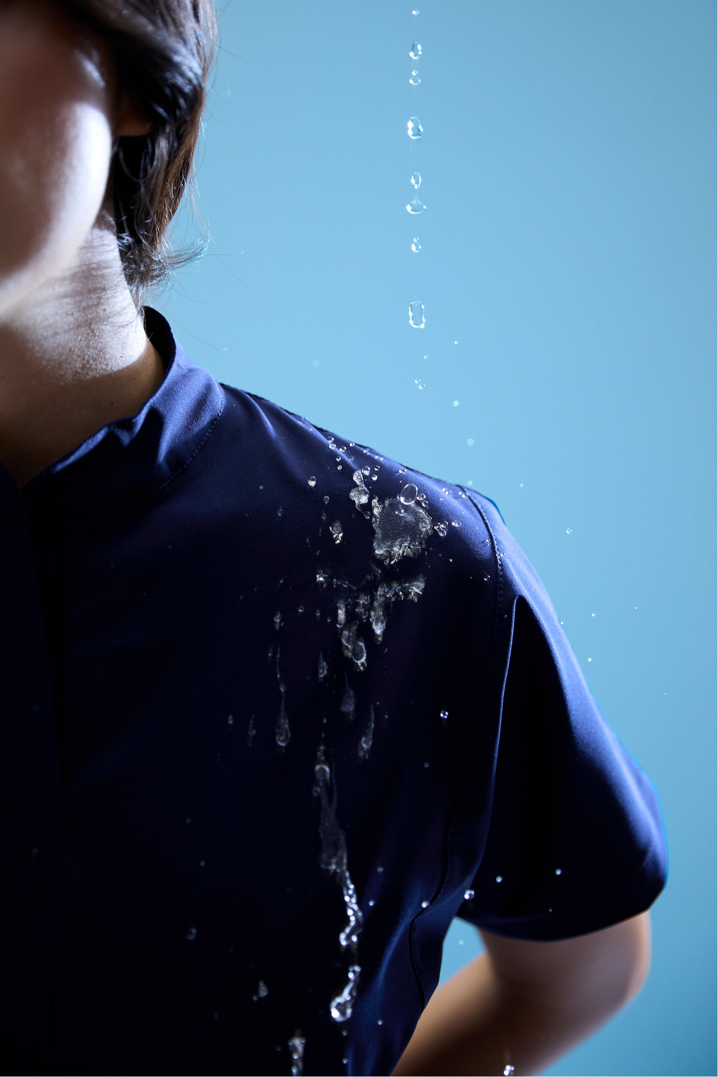 Uniforme corte recto - azul marino