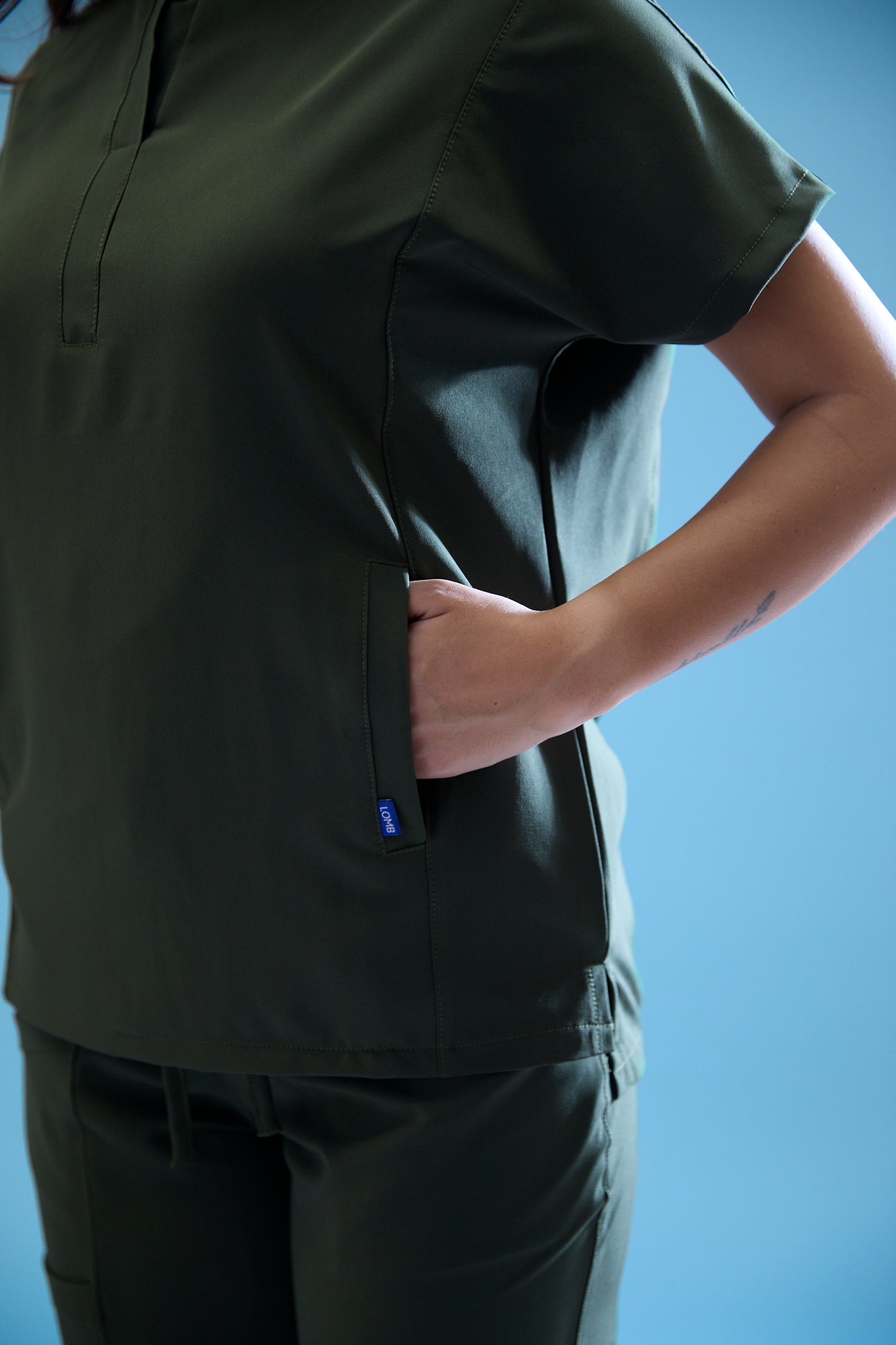 Uniforme corte recto - verde