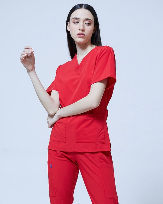 Filipina roja mujer | stretch antifluidos