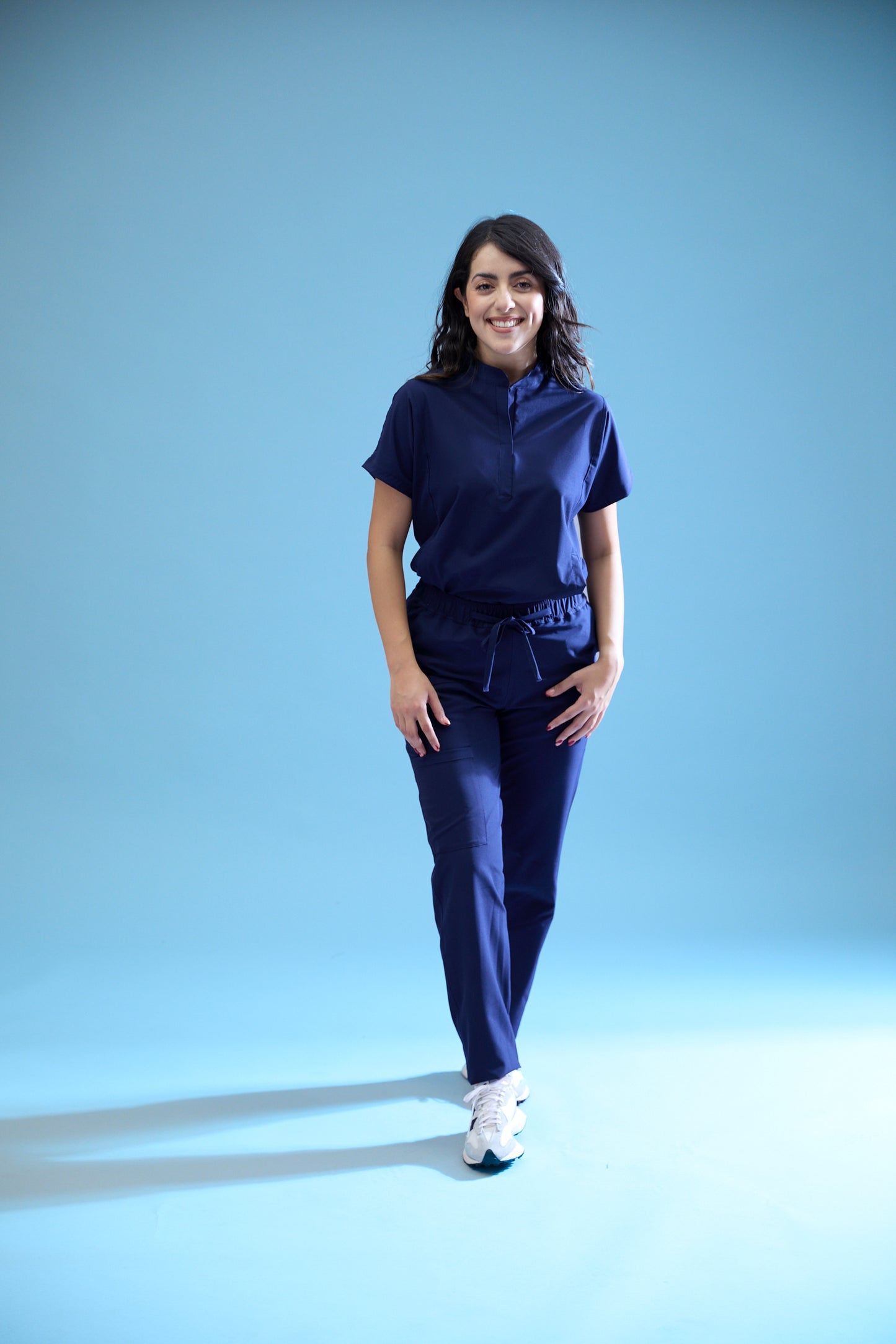Uniforme corte recto - azul marino