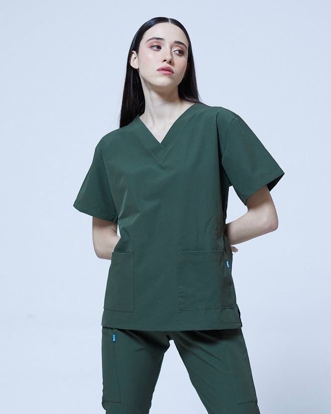 Filipina verde mujer | stretch antifluidos