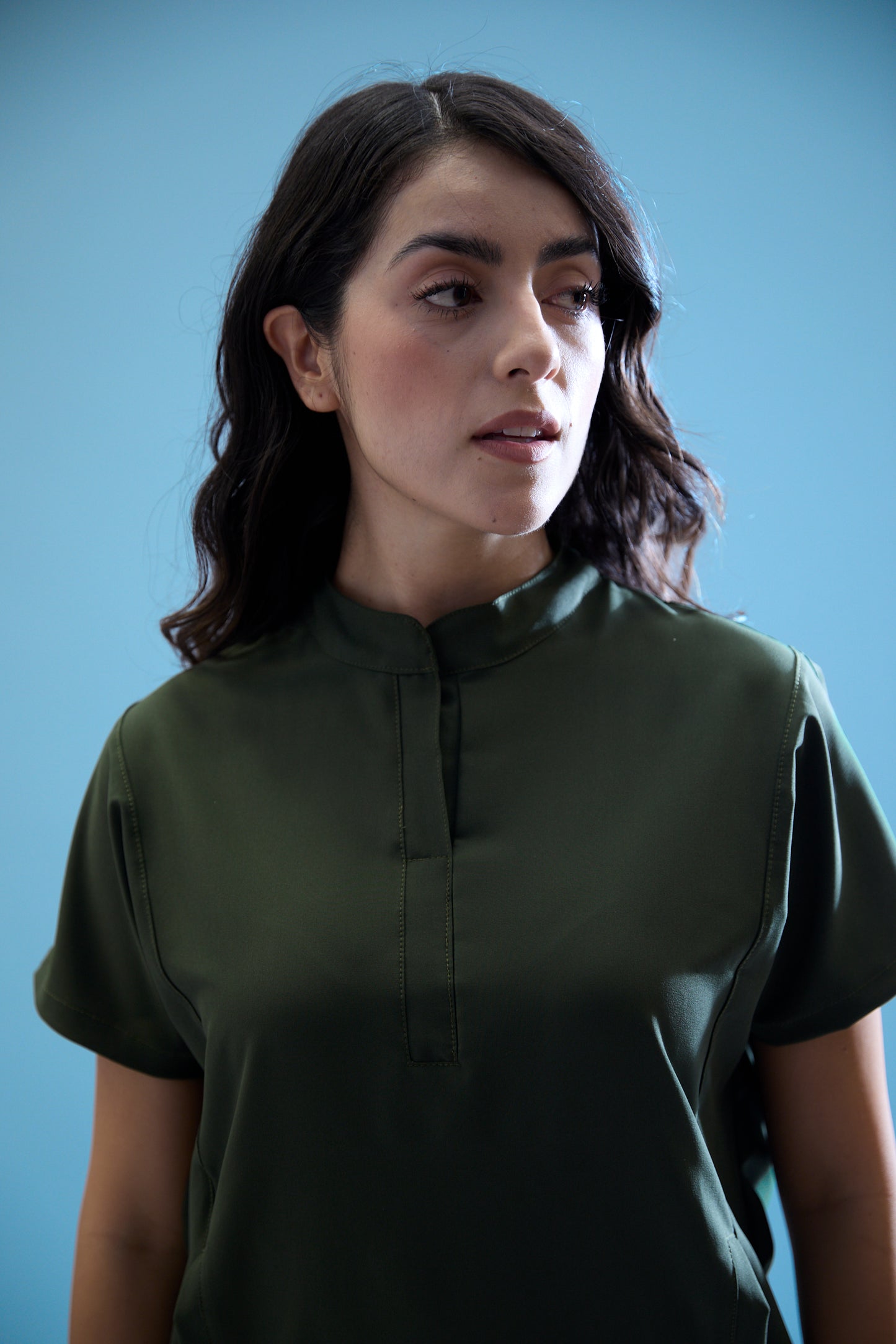 Uniforme corte recto - verde