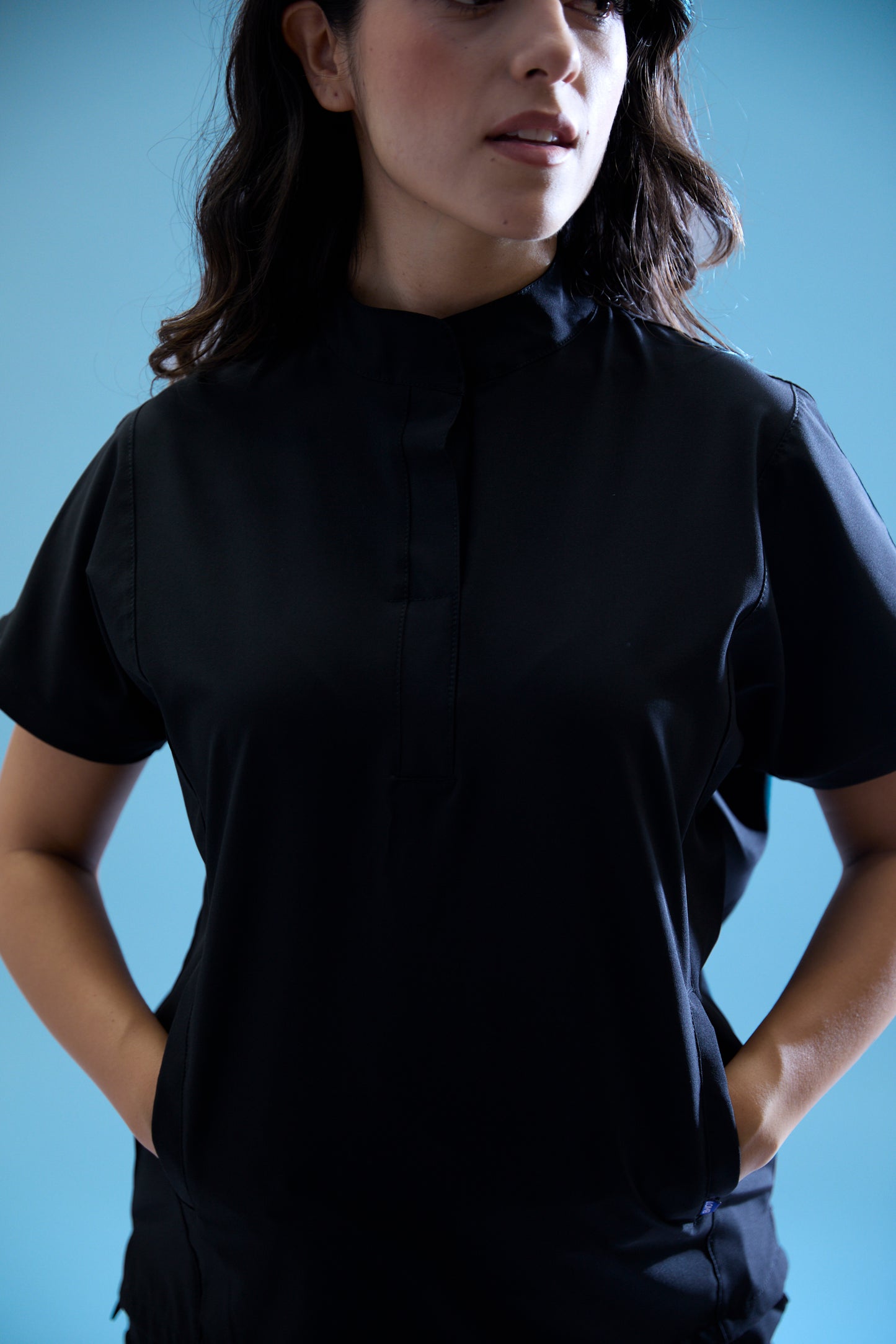 Uniforme corte recto - negro