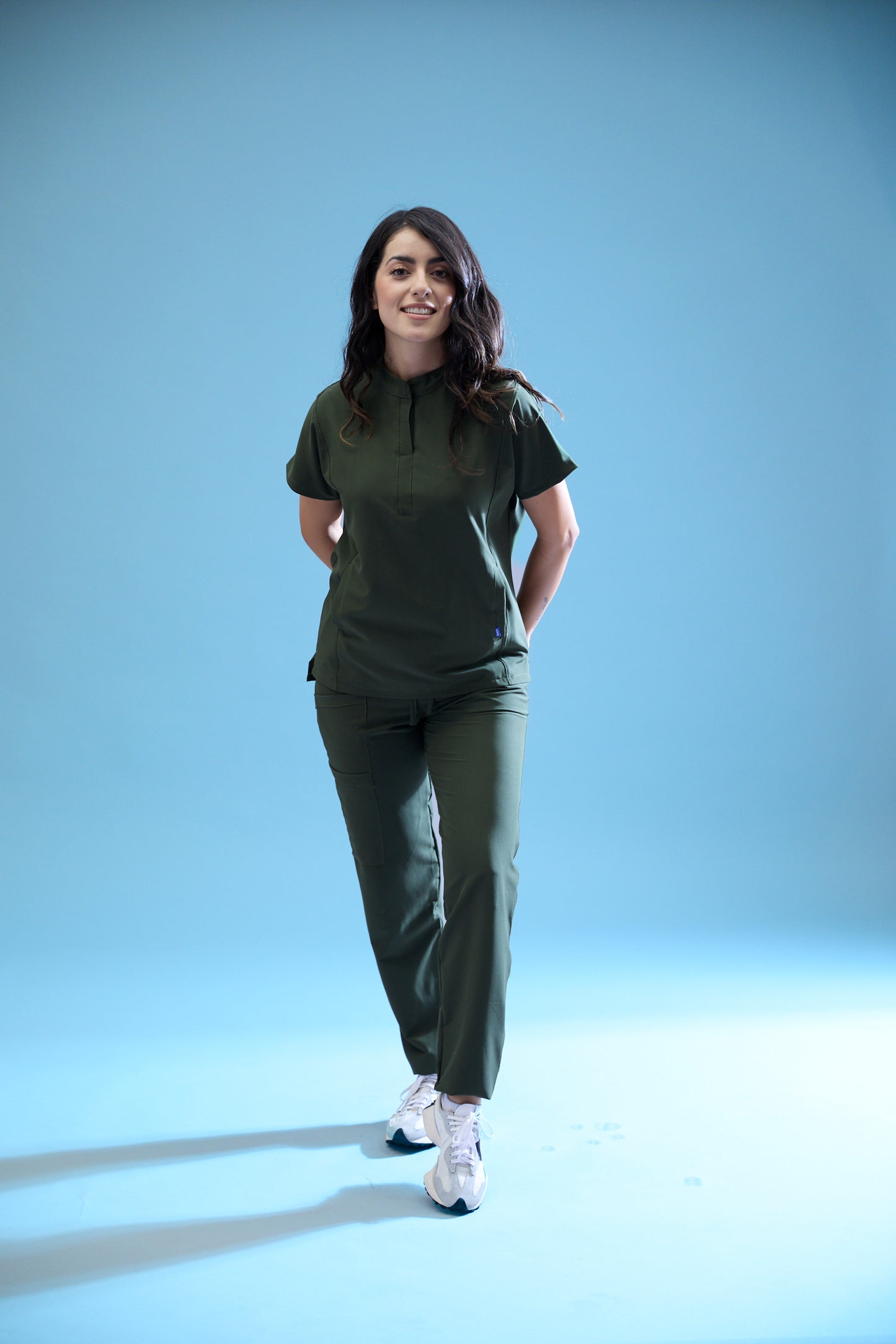 Uniforme corte recto - verde