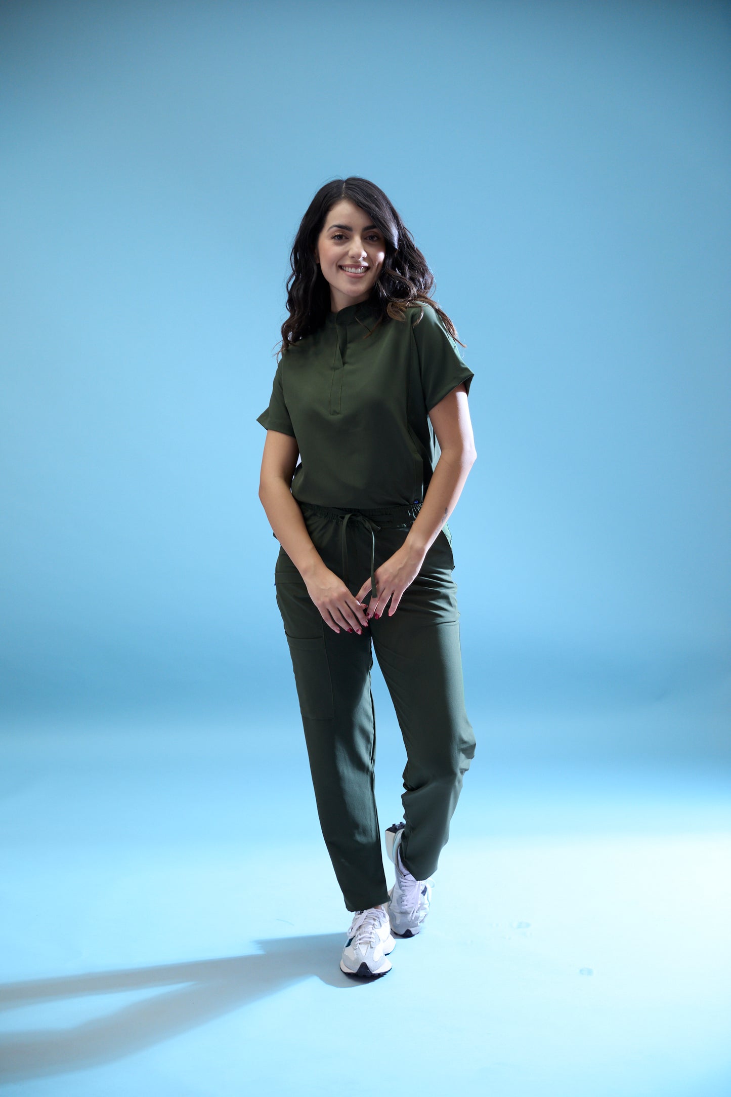 Uniforme corte recto - verde