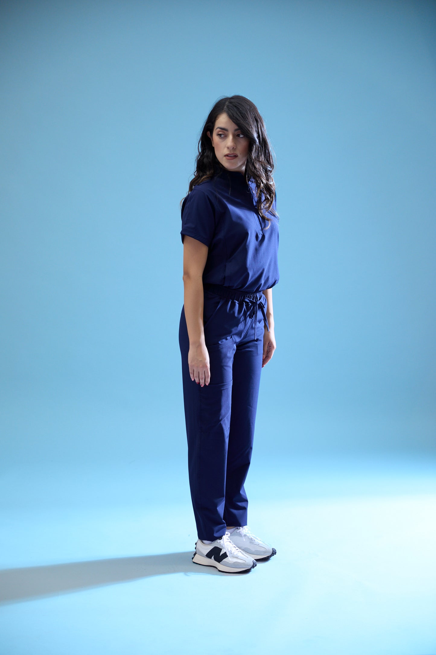 Uniforme corte recto - azul marino