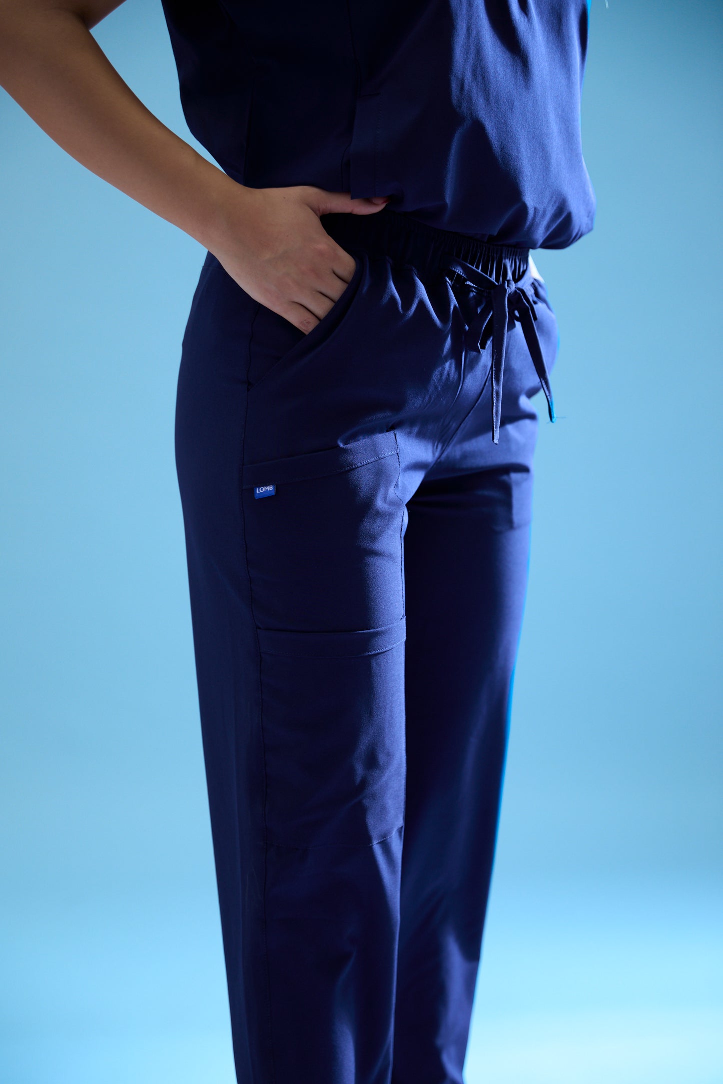 Uniforme corte recto - azul marino