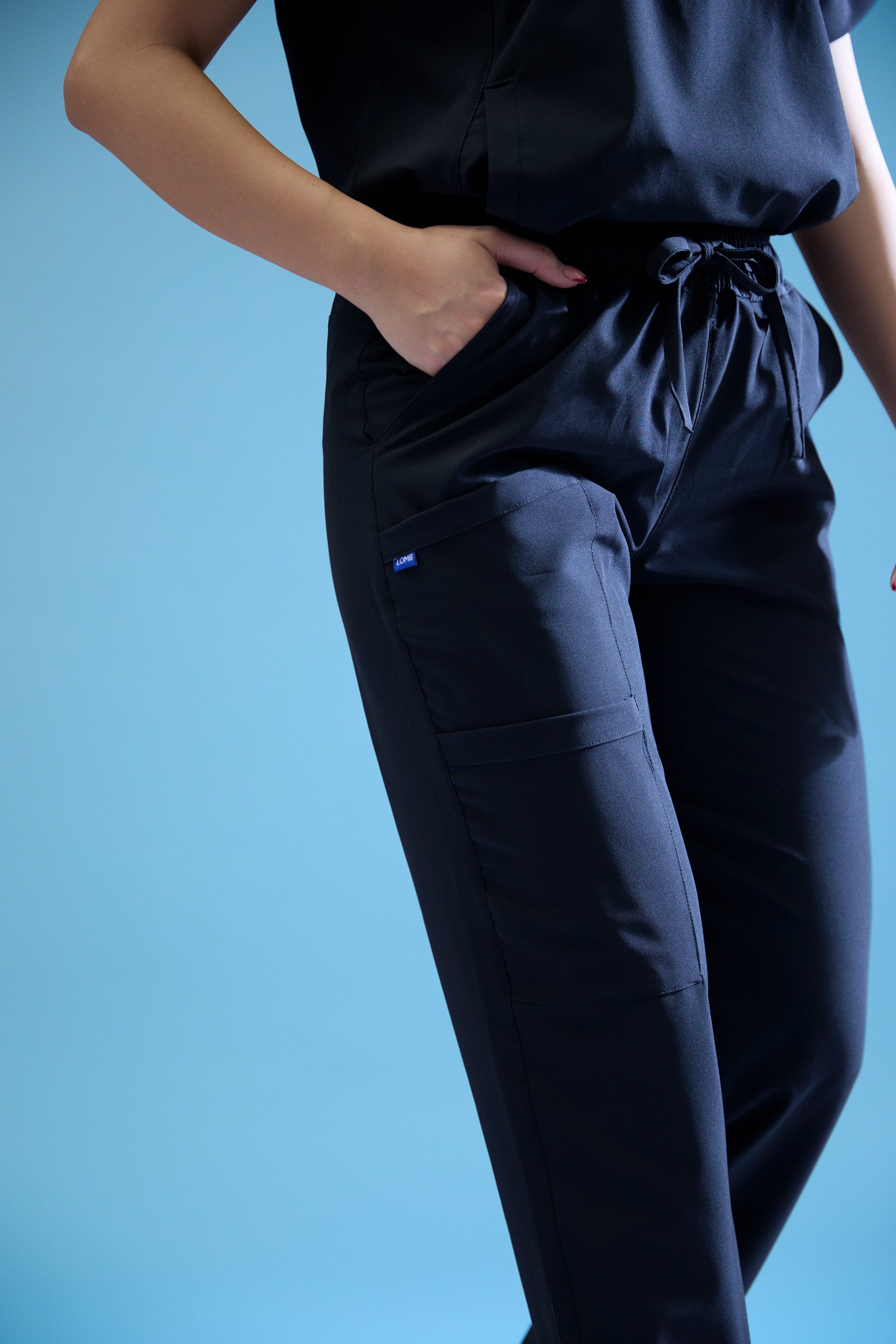 Uniforme corte recto - negro