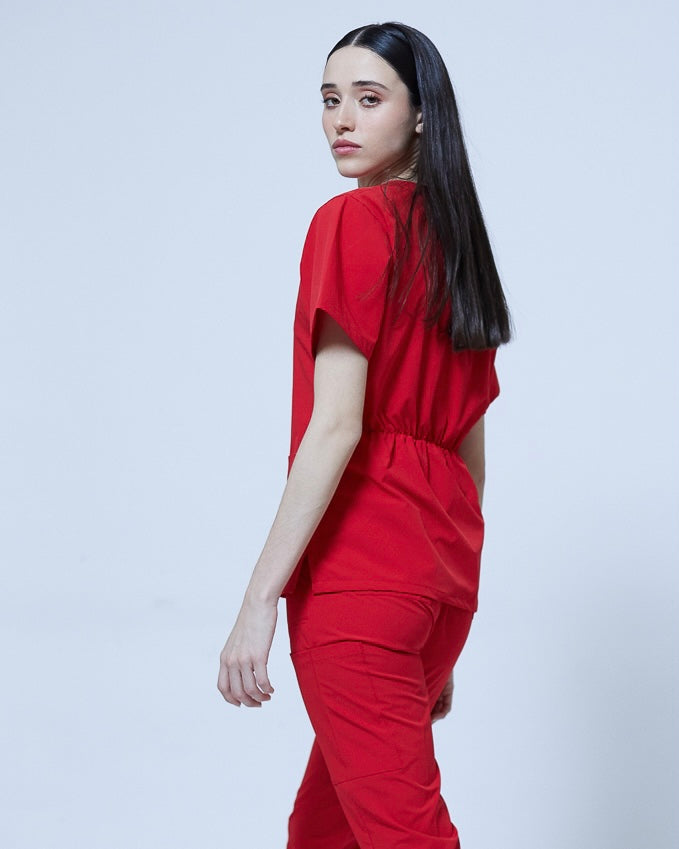 Filipina roja mujer | stretch antifluidos