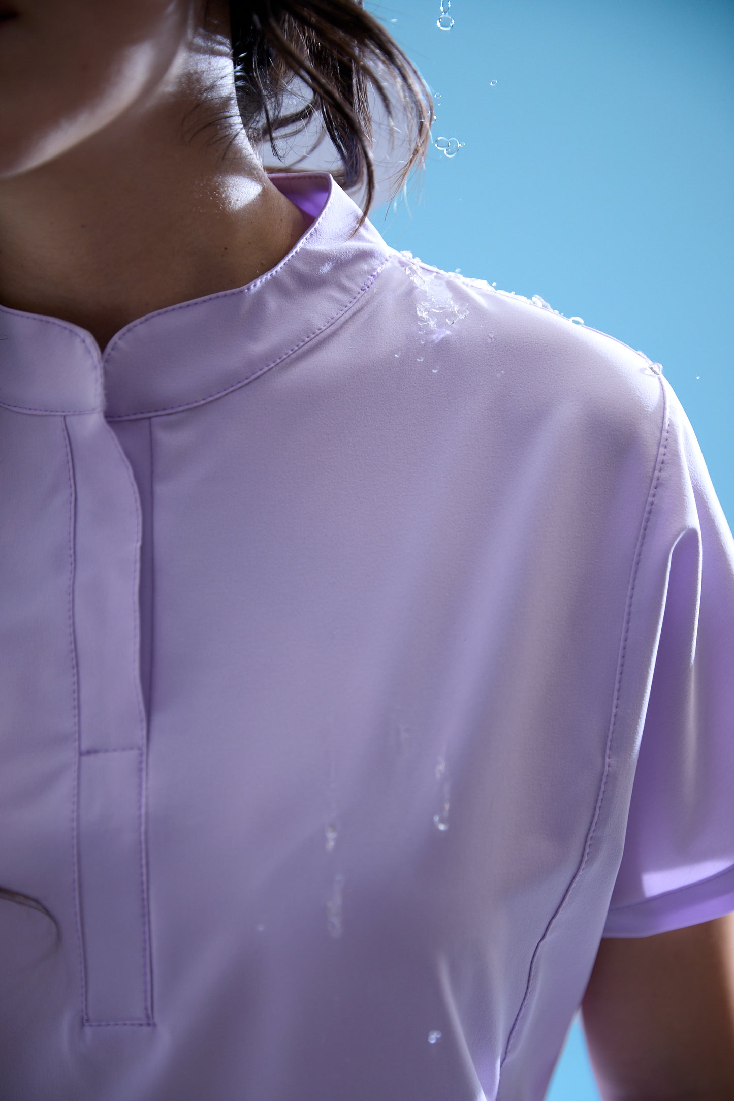 Uniforme corte recto - lila