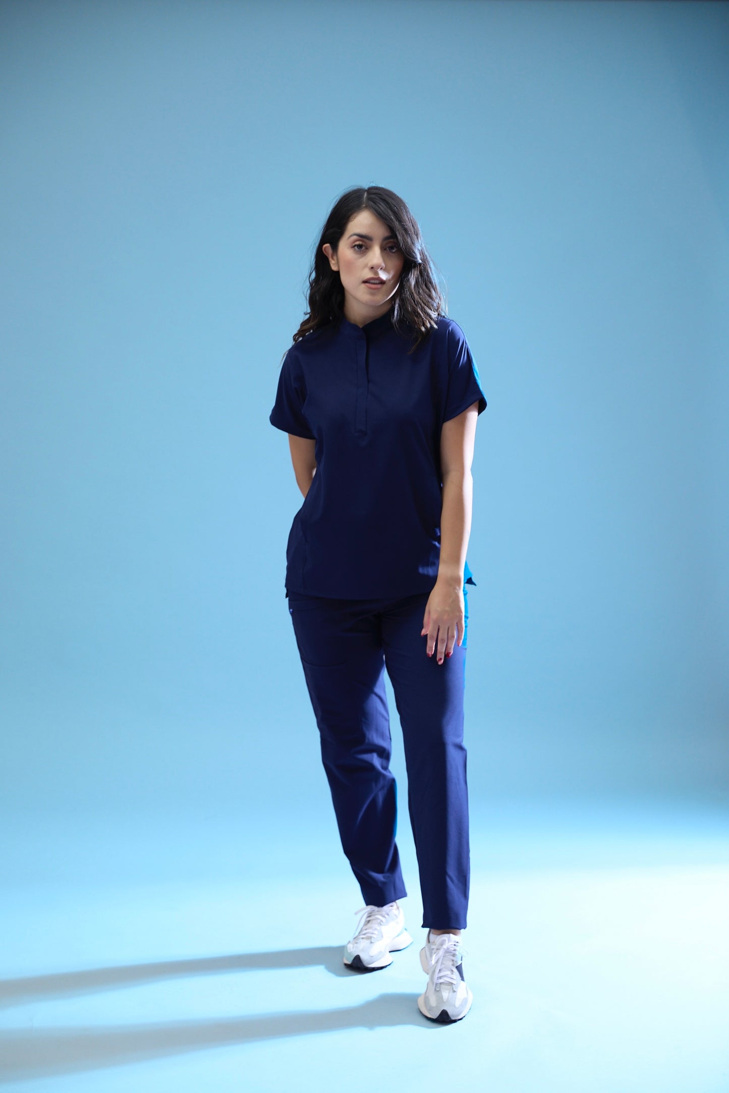 Uniforme corte recto - azul marino