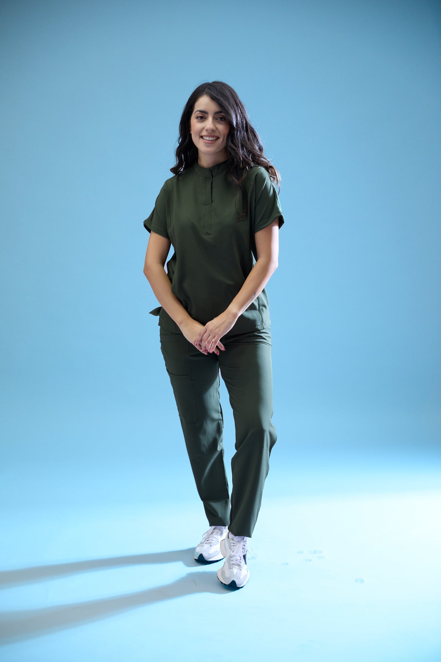 Uniforme corte recto - verde