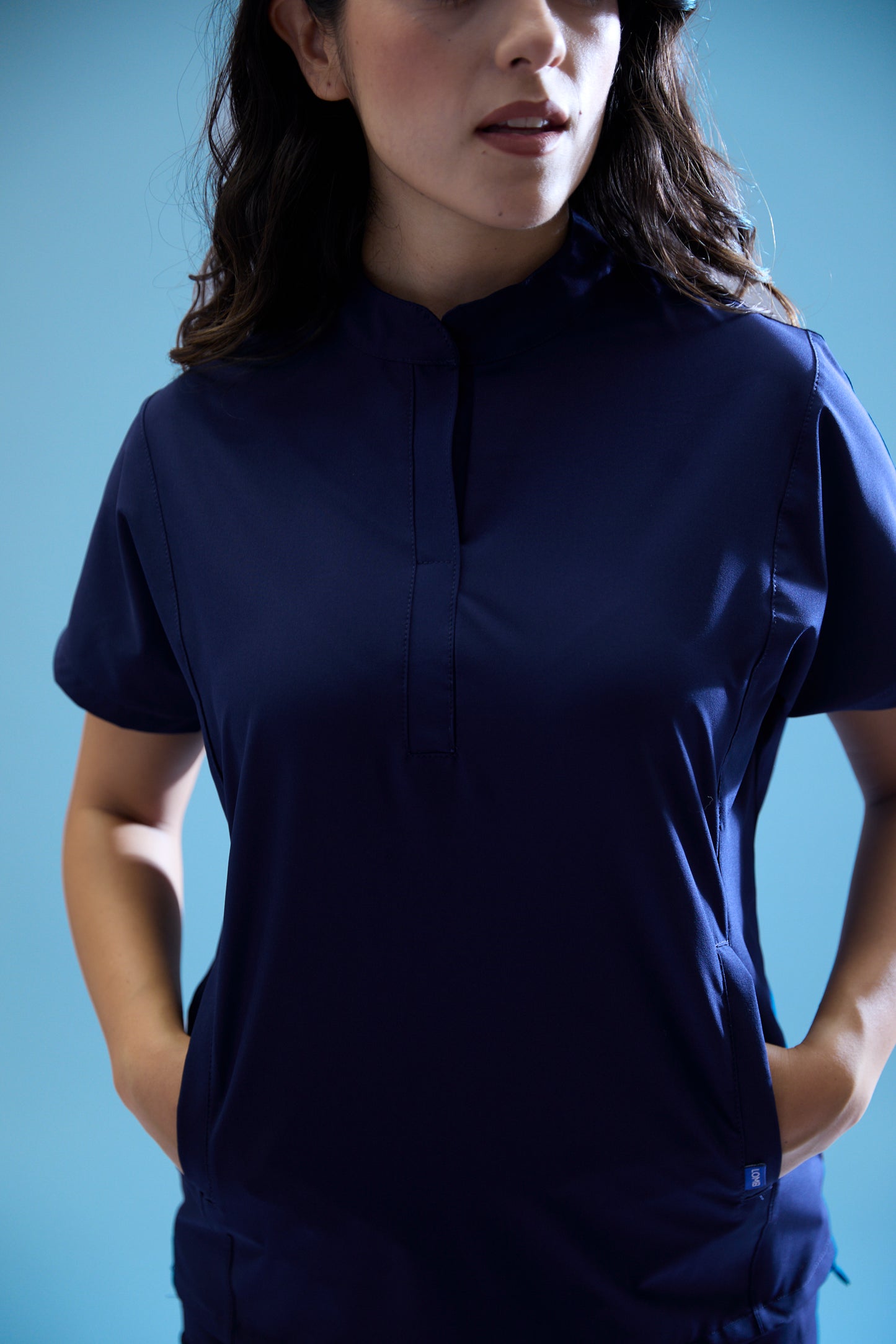 Uniforme corte recto - azul marino