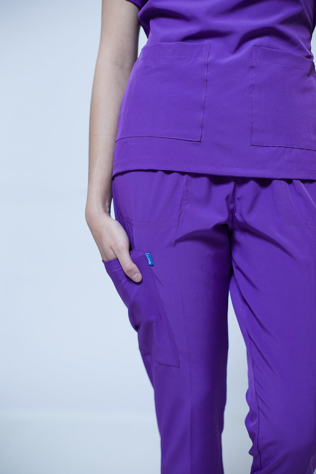 Traje quirúrgico morado | Stretch antifluidos