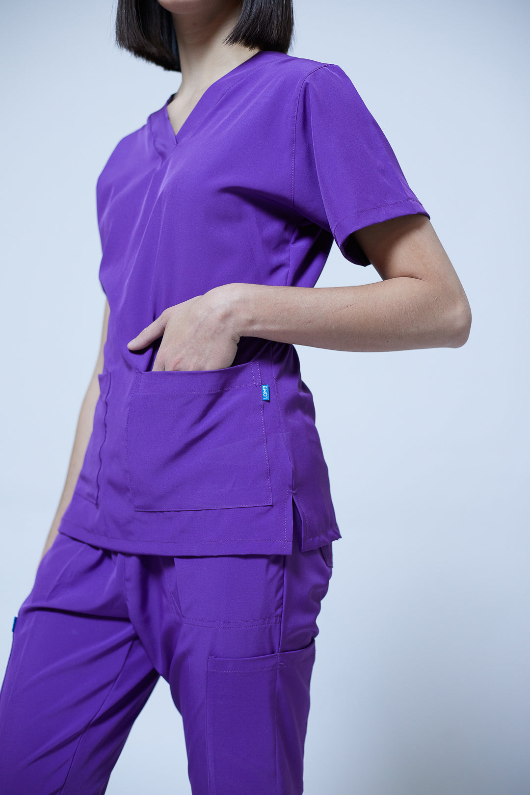 Traje quirúrgico morado | Stretch antifluidos
