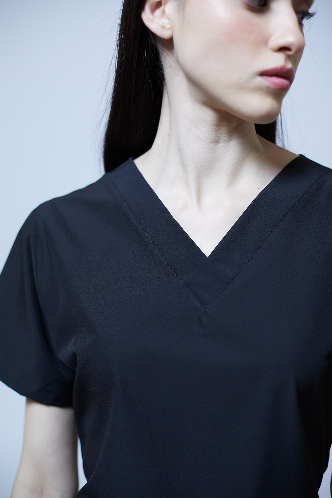 Traje quirúrgico negro | Stretch antifluidos