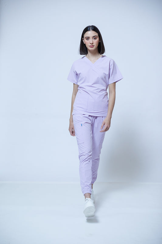 Traje quirúrgico lila | Stretch antifluidos