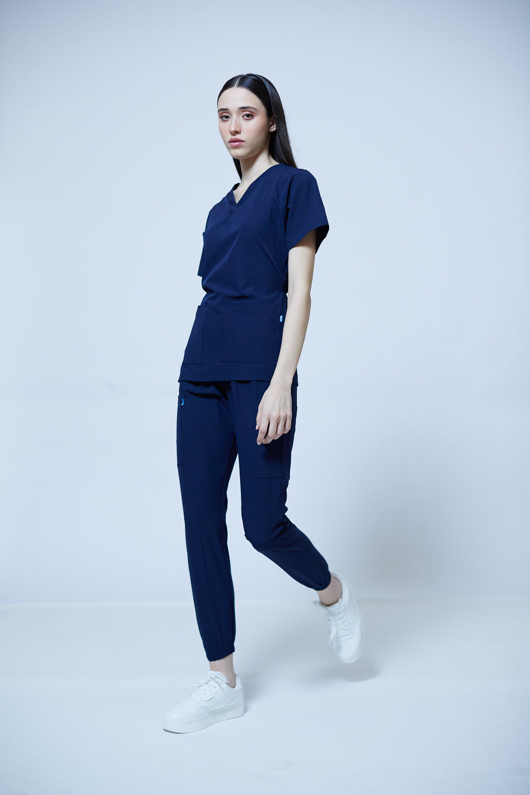 Uniforme jogger marino | Stretch antifluidos