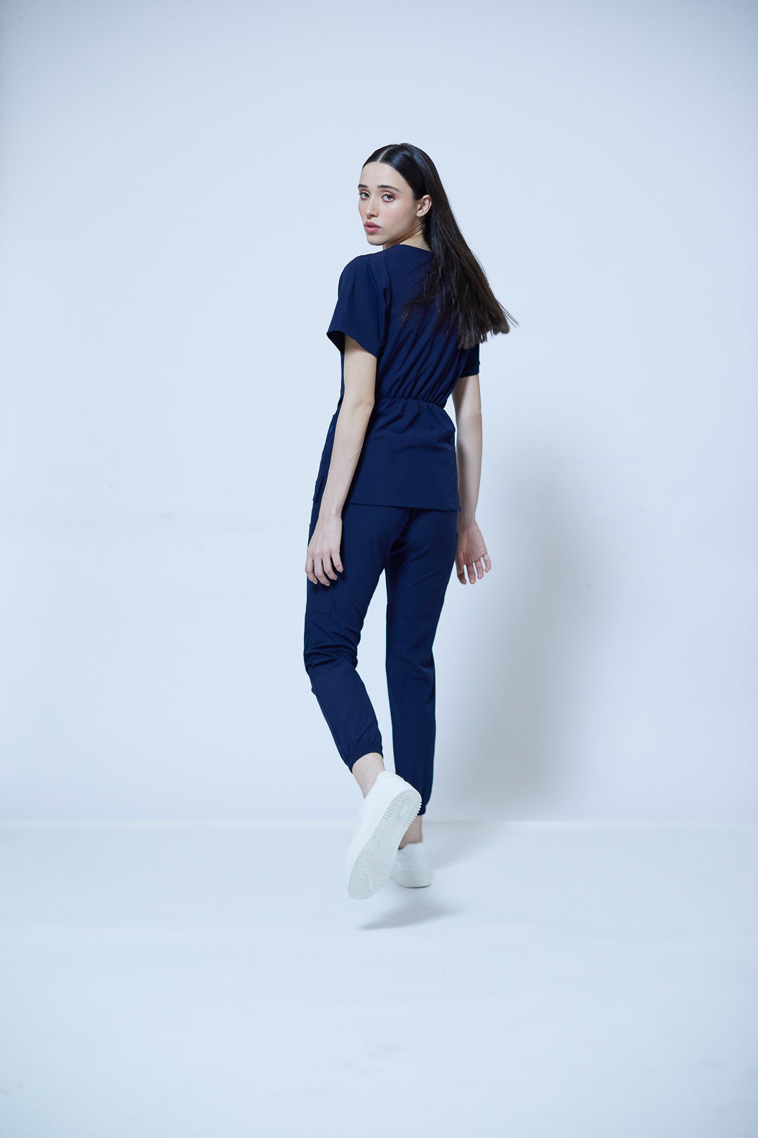 Uniforme jogger marino | Stretch antifluidos