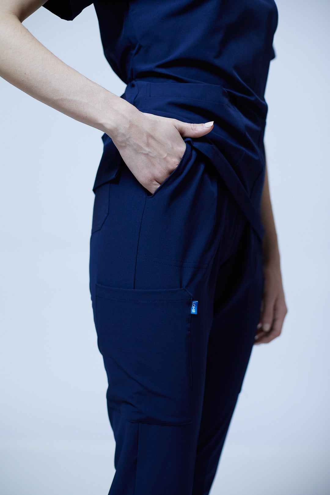 Uniforme jogger marino | Stretch antifluidos