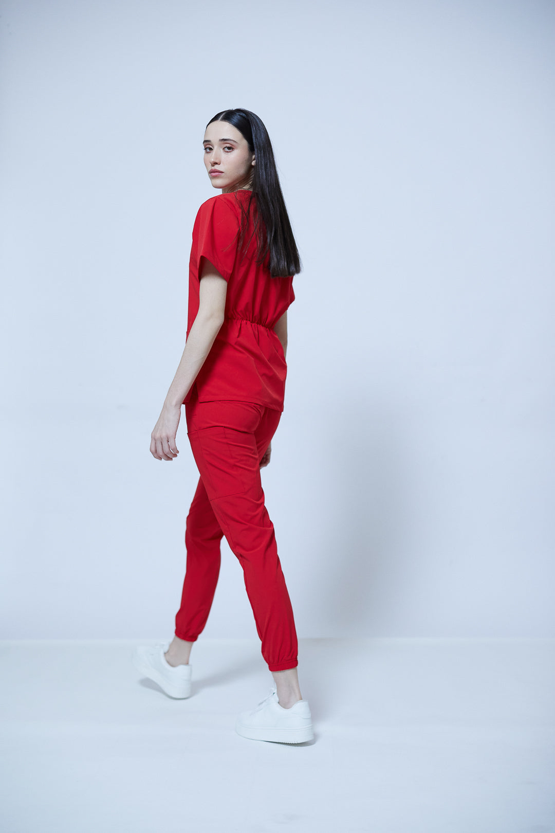 Traje quirúrgico rojo | Stretch antifluidos