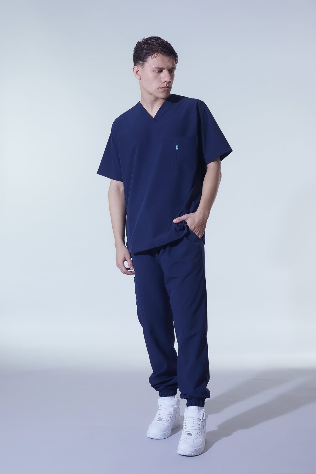 Quirúrgico azul marino | Stretch antifluidos hombre