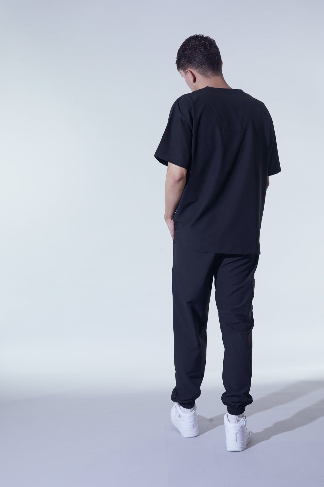 Uniforme negro | Stretch antifluidos hombre