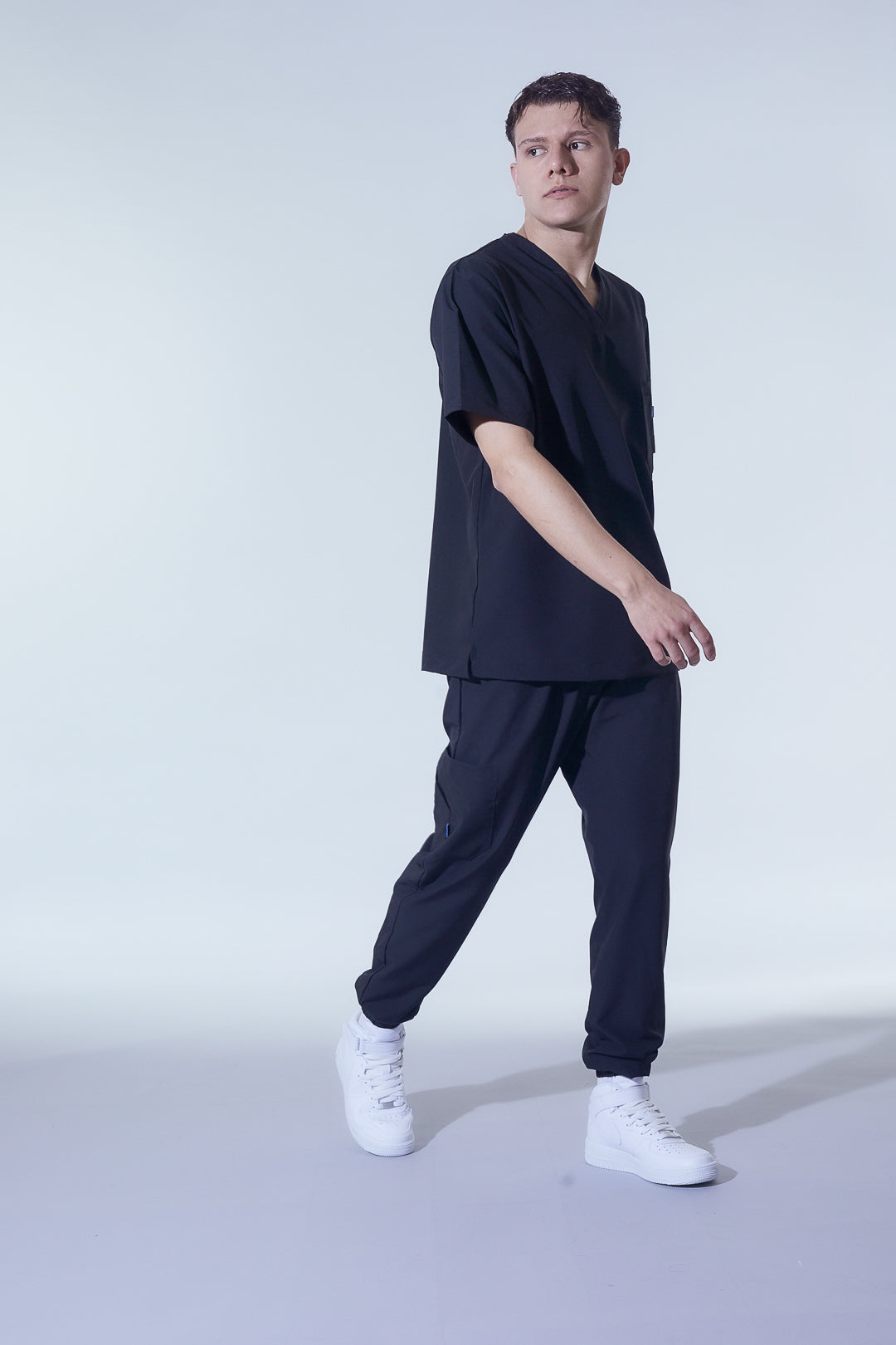 Uniforme negro | Stretch antifluidos hombre