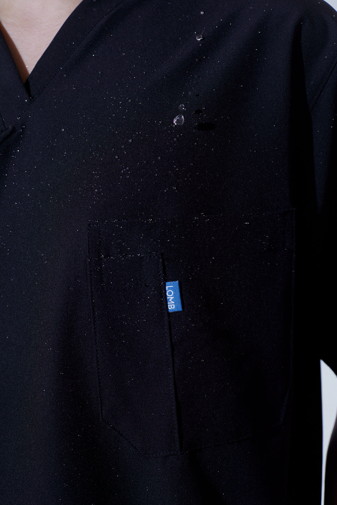 Uniforme negro | Stretch antifluidos hombre